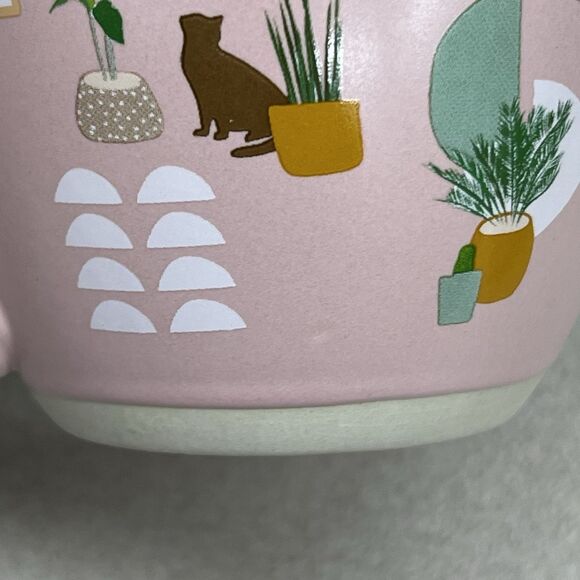 Plant Mom Cat Lover Ceramic Coffee Mug Pink Plant Lady Crazy Cat Lady Swiftie - Picture 11 of 11